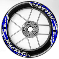 S29 17 inch Rim Front & Rear Removable 2-Piece Rim Sticker For Triumph Street Cup Twin