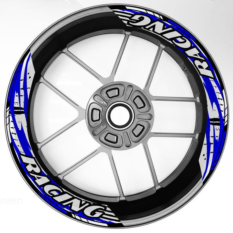 S29 17 inch Rim Front & Rear Removable 2-Piece Rim Sticker For Triumph Street Cup Twin