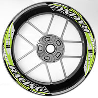 S29 17 inch Rim Front & Rear Removable 2-Piece Rim Sticker For Triumph Street Cup Twin