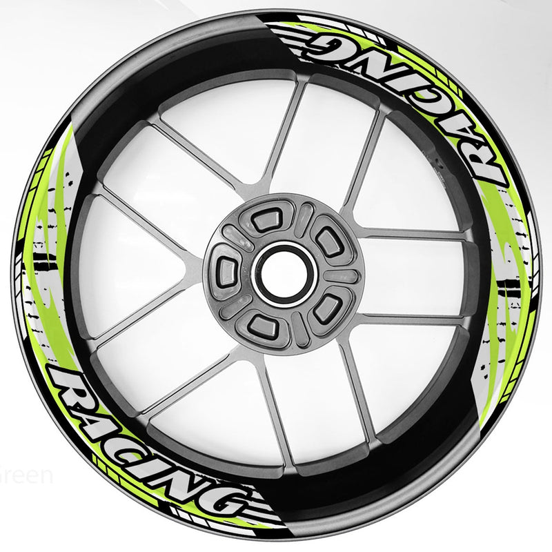S29 17 inch Rim Front & Rear Removable 2-Piece Rim Sticker For Triumph Street Cup Twin