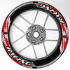 S29 17 inch Rim Front & Rear Removable 2-Piece Rim Sticker For Triumph Street Cup Twin