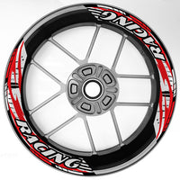 S29 17 inch Rim Front & Rear Removable 2-Piece Rim Sticker For Triumph Street Cup Twin