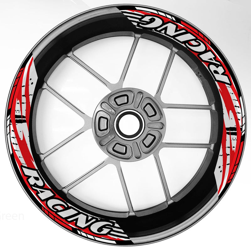 S29 17 inch Rim Front & Rear Removable 2-Piece Rim Sticker For Triumph Street Cup Twin