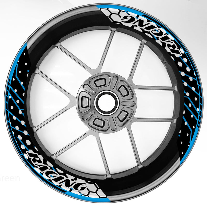 S30 17 inch Rim Front & Rear Removable 2-Piece Rim Sticker For Triumph Speed Triple 1050 1200