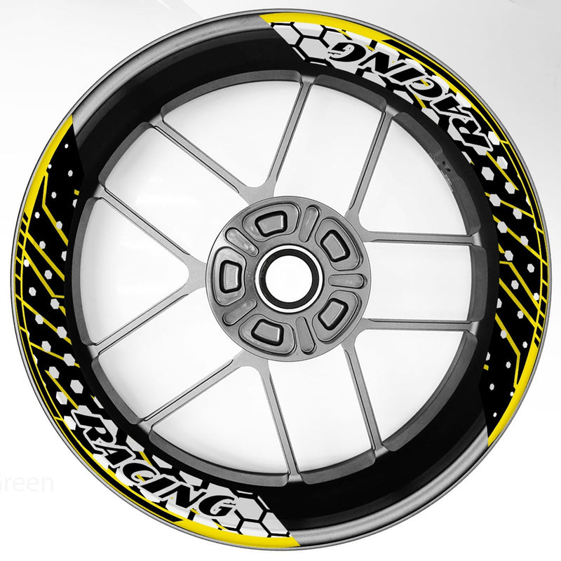 S30 17 inch Rim Front & Rear Removable 2-Piece Rim Sticker For Triumph Speed Triple 1050 1200