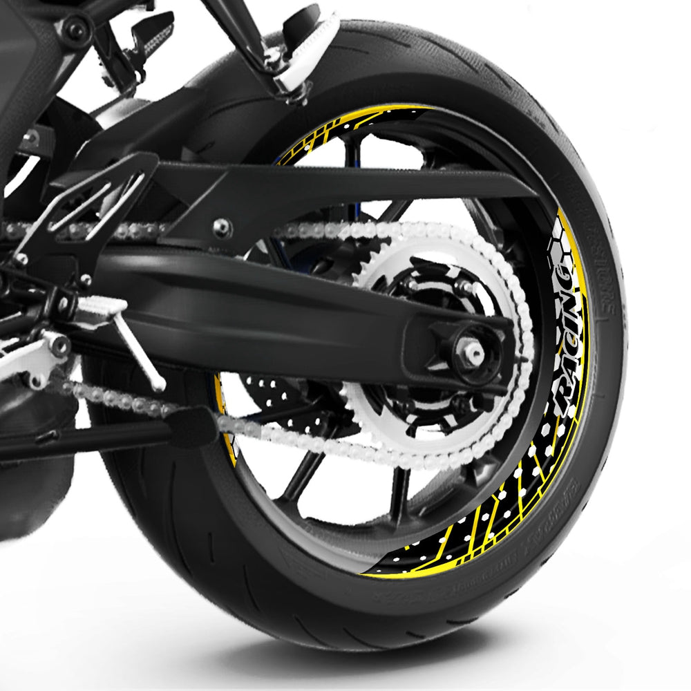 S30 17 inch Rim Front & Rear Removable 2-Piece Rim Sticker For Triumph Speed Triple 1050 1200