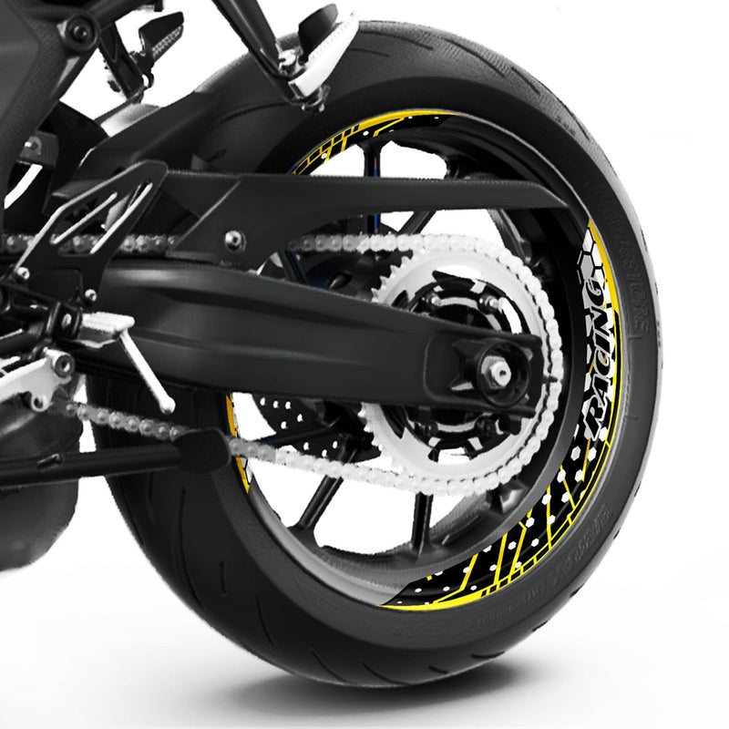 S30 17 inch Rim Front & Rear Removable 2-Piece Rim Sticker For Triumph Speed Triple 1050 1200