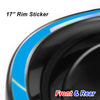 Fits 17'' Rim Rainbow Holographic Wheel Stickers J01 Rim Skin Decal Strip