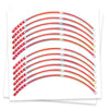 Fits 17'' Rim Rainbow Holographic Wheel Stickers J04 Rim Skin Decal Strip