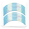 Fits 17'' Rim Silver Holographic Wheel Stickers J06 Rim Skin Decal Strip