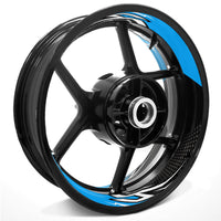 Lightning Flash Pattern Inner Rim Decal Sticker Tape For 17 inch Black Rim - MC Motoparts