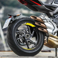 Lightning Flash Pattern Inner Rim Decal Sticker Tape For 17 inch Black Rim - MC Motoparts