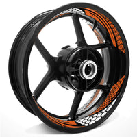 Honeycomb Hexagon Pattern Inner Rim Decal Sticker Tape For 17 inch Black Rim - MC Motoparts