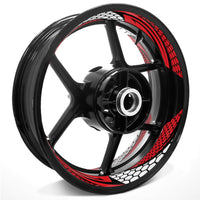 Honeycomb Hexagon Pattern Inner Rim Decal Sticker Tape For 17 inch Black Rim - MC Motoparts